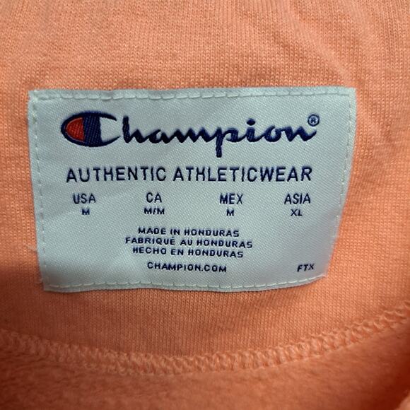 Champion Spellout Peachy Pink‎ Medium Sweatshirt - Picture 3 of 8